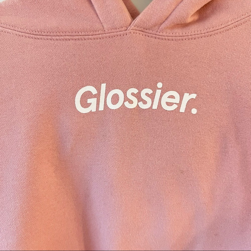Pink Glossier Merch Hoodie